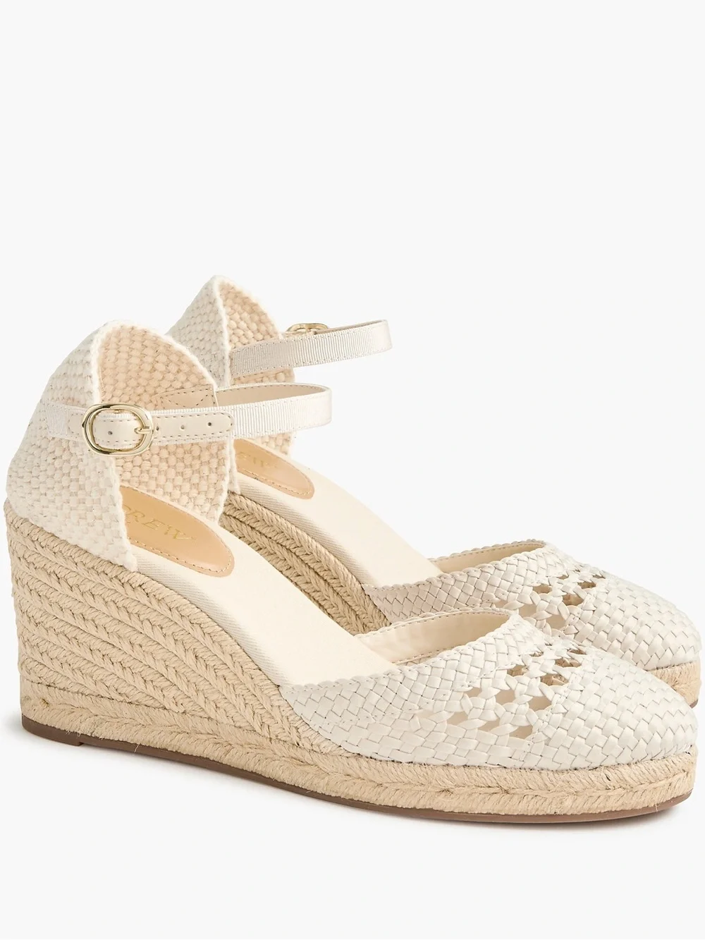 J Crew Crochet espadrille wedges CS488